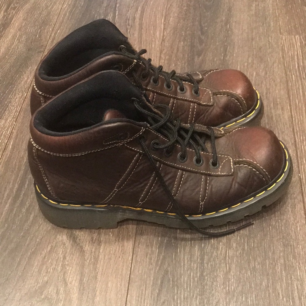 vintage brown dr. martens